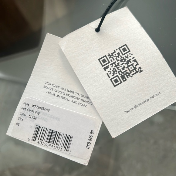 NEW Mansur Gavriel Small Soft Candy Shoulder Bag in Burgundy, Quiet Luxury! - Picture 11 of 15